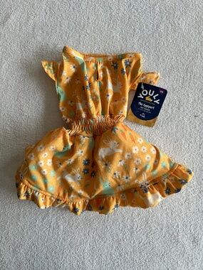 Puppy/Dog Dress with Crinoline Size XS (11”-13”) NEW